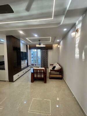 Living Room in 2 BHK Apartment at Rishita Mulberry Heights, Sushant Golf City – for Rent