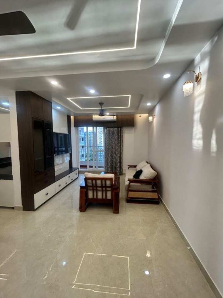 Living Room, rishita-mulberry-heights 2 Bedroom 1384 Sq.Ft. Apartment In Sushant Golf City Lucknow 10684122