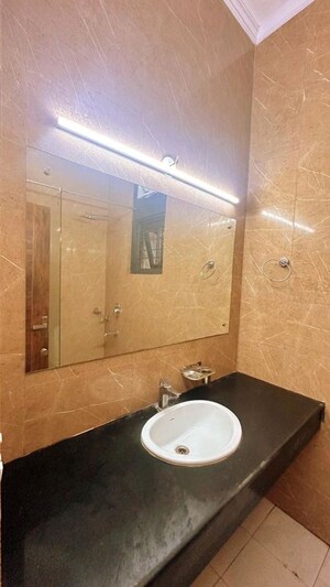 Bathroom in 1 BHK Builder Floor at Greater Kailash – for Rent