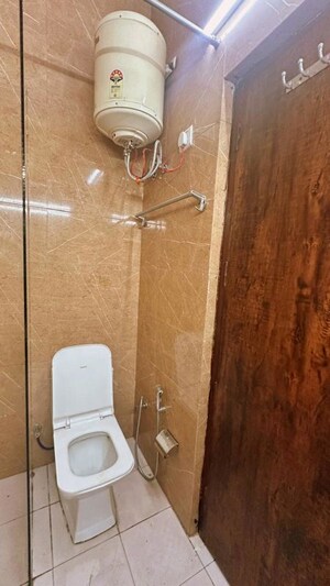 Bathroom in 1 BHK Builder Floor at Greater Kailash – for Rent