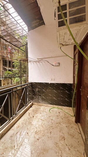 Balcony in 1 BHK Builder Floor at Greater Kailash – for Rent