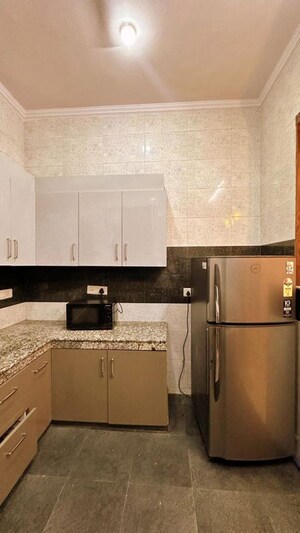 Kitchen in 1 BHK Builder Floor at Greater Kailash – for Rent