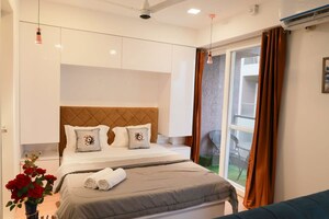 Bedroom in 3 BHK Apartment at Zircon Ventures CHS Ltd, Viman Nagar – for Rent
