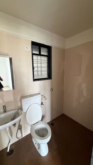 Bathroom in 2 BHK Apartment at Sanjeevani Prestige Avenue, Baner Pashan Link Road – for Rent