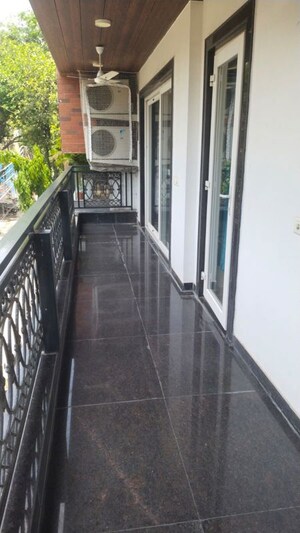 Balcony in 4 BHK Builder Floor at Geetanjali Enclave – for Rent