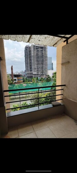 Balcony in 3 BHK Apartment at Manav Silver Skyscapes, Wakad – for Rent