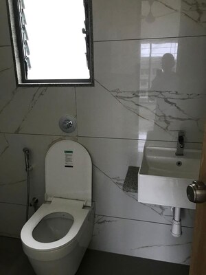 Bathroom in 2.5 BHK Apartment at Nivasa Enchante, Lohgaon – for Rent