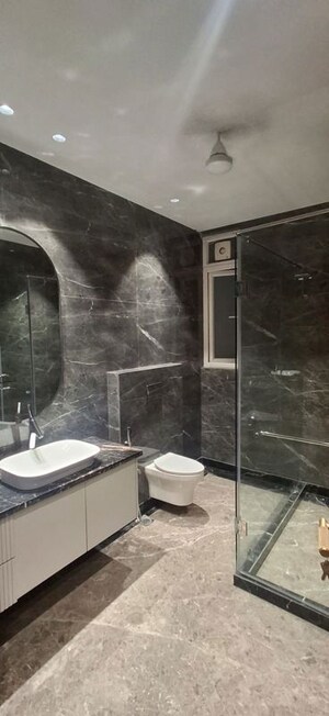 Bathroom in 5 BHK Builder Floor at Kailash Colony – for Rent