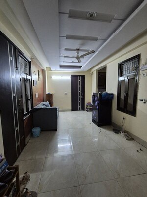 Living Room in 3 BHK Builder Floor at Maan Heights, Gaur City 1 – for Rent