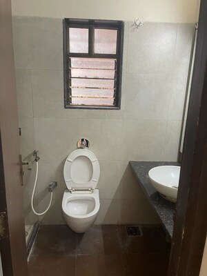 Bathroom in 3 BHK Apartment at Evershine Cosmic, Andheri West – for Rent
