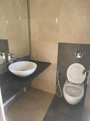 Bathroom in 3 BHK Apartment at Evershine Cosmic, Andheri West – for Rent