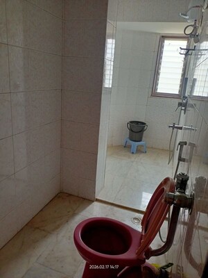 Bathroom in 3 BHK Apartment at Sarkar Avenue Apartment, Santacruz West – for Rent