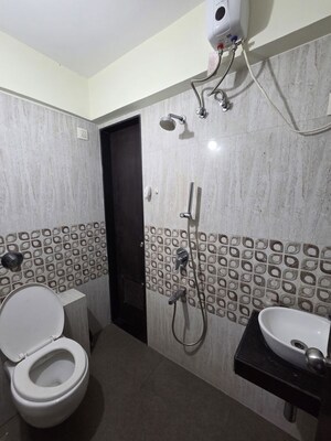 Bathroom in 1 BHK Apartment at Chandiwala Pearl Heaven, Andheri East – for Rent