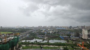 Balcony in 3 BHK Apartment at Paradise Sai Mannat, Kharghar – for Rent
