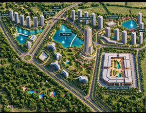Master Plan in 4 BHK Apartment at DLF Privana South, Sector 76 – for Sale