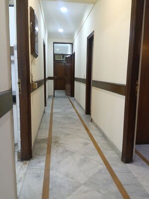 Building Lobby in 4 BHK Builder Floor at Pamposh Enclave – for Rent
