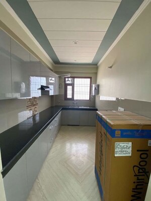 Kitchen in 2 BHK Builder Floor at Ansal Sushant Lok I, Sector 43 – for Rent