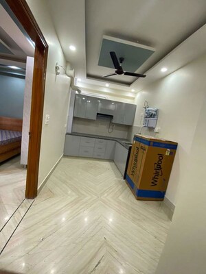 Kitchen in 2 BHK Builder Floor at Ansal Sushant Lok I, Sector 43 – for Rent
