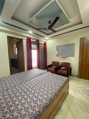 Bedroom in 2 BHK Builder Floor at Ansal Sushant Lok I, Sector 43 – for Rent