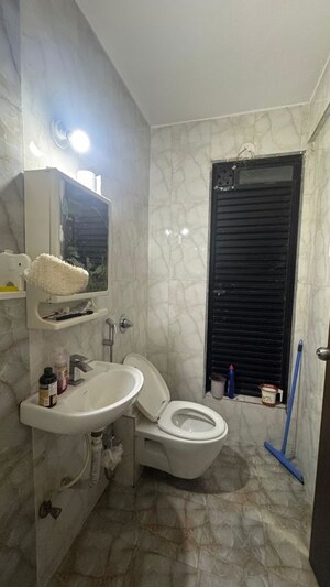 Bathroom in 2 BHK Apartment at Tricity Pride, Ulwe – for Rent