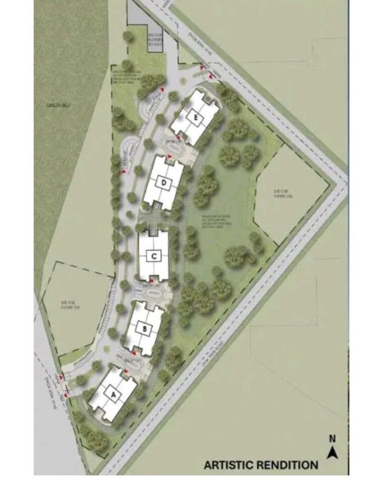 Master Plan, dlf-privana-west 4 Bedroom 3577 Sq.Ft. Apartment In Sector 76 Gurgaon 10684444