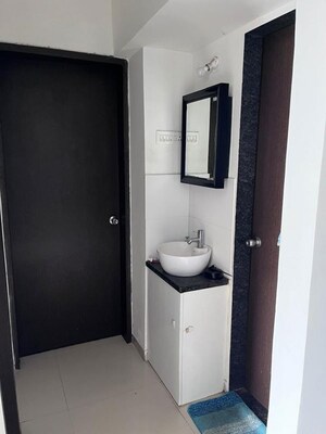 Bathroom in 1 BHK Apartment at Purva Silversands, Mundhwa – for Rent