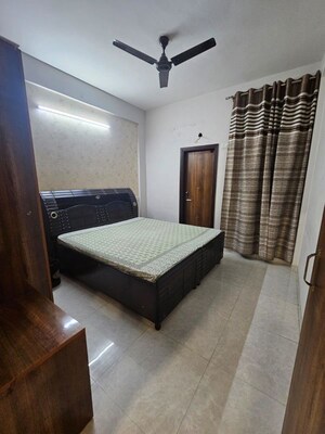 Bedroom in 2 BHK Apartment at MS Enclave Zirakpur, Dhakoli – for Rent