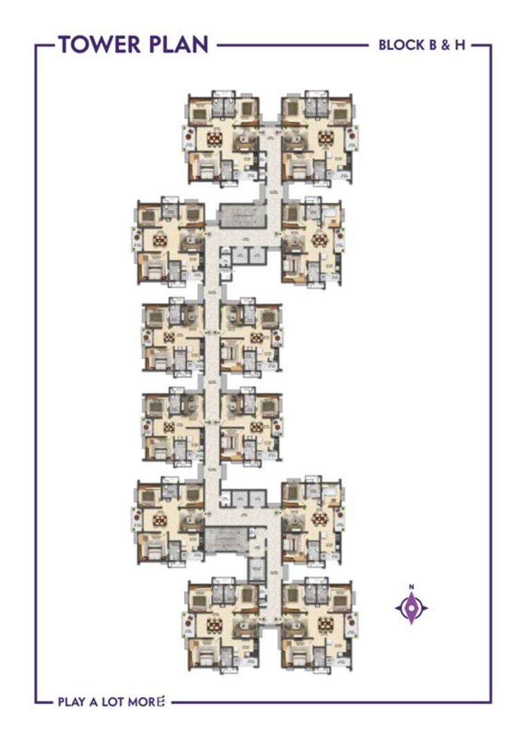 Master Plan, ramky-one-symphony 2 Bedroom 1065 Sq.Ft. Apartment In Peeranchuruvu Hyderabad 10684501