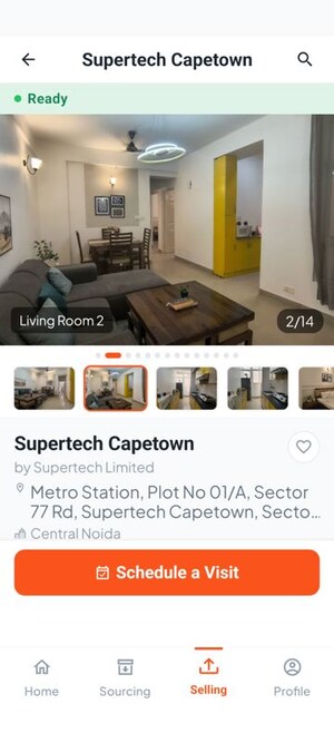 3 BHK Apartment For Sale in Supertech Cape Town, Sector 74