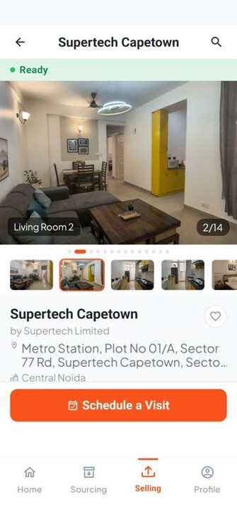 3 BHK 1295 Sq.Ft. Apartment in Supertech Cape Town