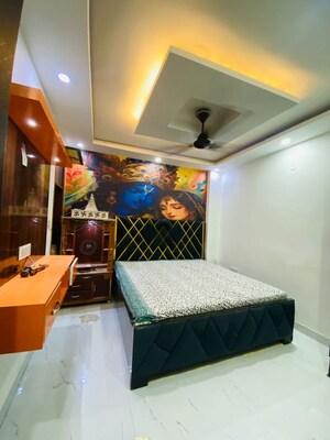 Bedroom in 4 BHK Builder Floor at Dwarka Mor – for Rent