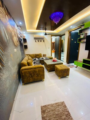 Living Room in 4 BHK Builder Floor at Dwarka Mor – for Rent