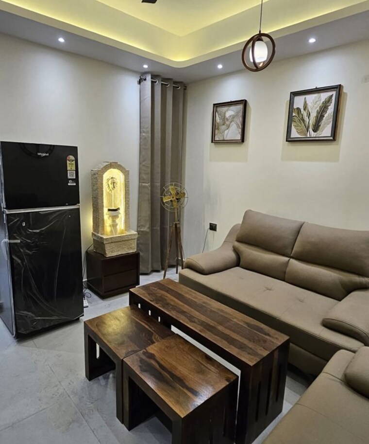 Living Room, saket 1 Bedroom 550 Sq.Ft. Builder Floor In Saket Delhi 10684538