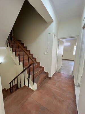 Staircase in 3 BHK Builder Floor at Sheikh Sarai – for Rent