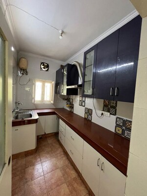 Kitchen in 3 BHK Builder Floor at Sheikh Sarai – for Rent