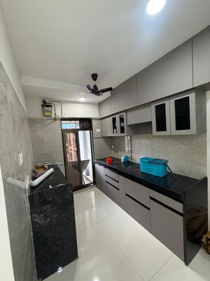 Kitchen in 2 BHK Apartment at K Raheja Vihar, Powai – for Rent