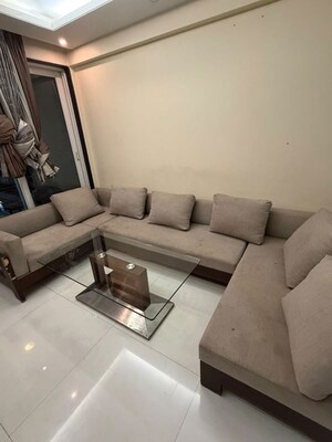 Living Room in 2 BHK Apartment at Kesar Exotica, Kharghar Sector 10 – for Rent