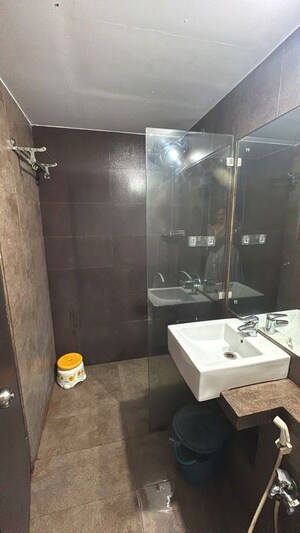 Bathroom in 2 BHK Apartment at Kesar Exotica, Kharghar Sector 10 – for Rent