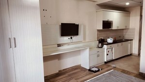 Kitchen in Studio Apartment at Paramount Golfforeste, Zeta I Greater Noida – for Rent
