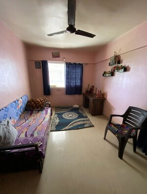 Living Room in 2 BHK Apartment at Ghadge Patil Manik Park Residency, Bopkhel – for Sale