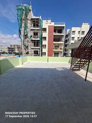 Terrace in Studio Independent House at Hbr Layout – for Rent