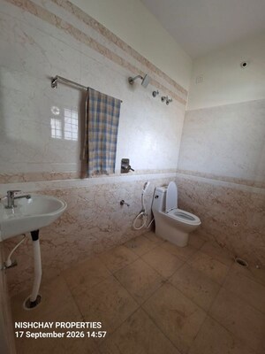 Bathroom in Studio Independent House at Hbr Layout – for Rent
