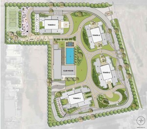 Master Plan in 4 BHK Apartment at Emaar Amaris, Sector 62 – for Sale