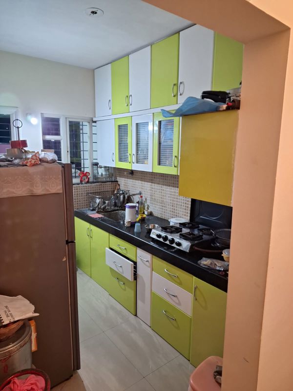 Kitchen in 1 BHK Apartment at Jalan Aura County Pune, Wagholi – for Rent