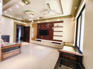 Living Room in 1 BHK Apartment at Kolte Patil Margosa Heights, Mohammadwadi – for Rent