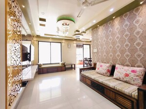 Living Room in 1 BHK Apartment at Kolte Patil Margosa Heights, Mohammadwadi – for Rent