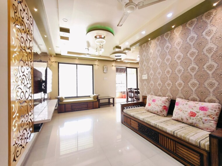 Living Room, kolte-patil-margosa-heights 1 Bedroom 780 Sq.Ft. Apartment In Mohammadwadi Pune 10684762