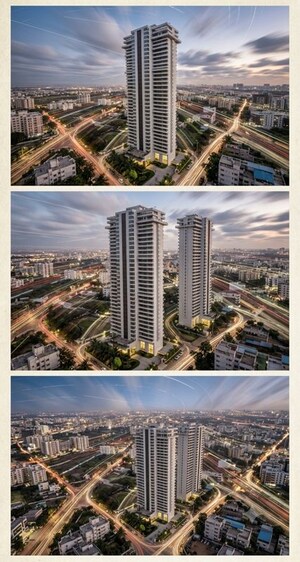 4 BHK Apartment – Exterior View View at Oberoi Realty Sky Heights, Andheri West - for Rent