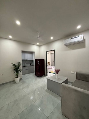 Living Room in 1 BHK Independent House at Saket – for Rent