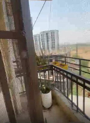 Balcony in 2 BHK Apartment at Techman Moti Residency, Raj Nagar Extension – for Sale